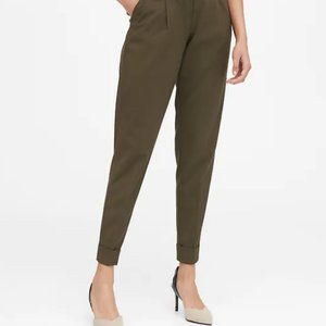 [NWT]High-Rise Tapered Cropped Pant Splendid Green